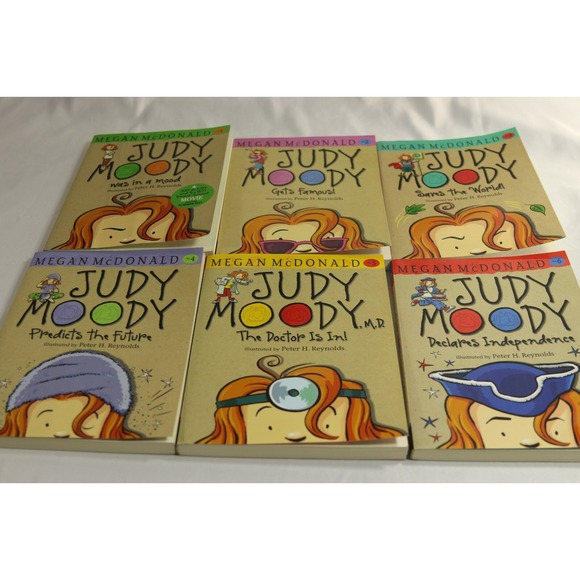 Candlewick Press Other - Judy Moody Books 1-6 Set Megan McDonald Peter H Reynolds Paperback Childrens Lot